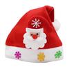 Light Kids Led  Adult Christmas Hat Santa Claus Snowman Reindeer Cap Xmas Gifts