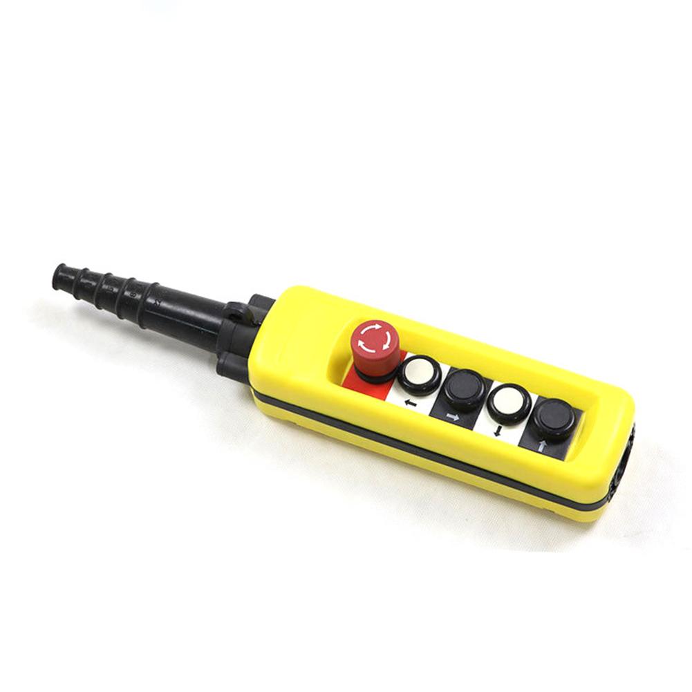 Hoist Crane Control Button Control Station Industrial Lifting Operations Break-Resistant Design Copper-Based Conductors