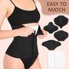 TrelaCo 6 Pcs Lipo Foam Board Set BBL Lumbar Molder AB Board Compression Abdominal Board Back Tummy Tuck Board Lumbar Supports (Black,White)