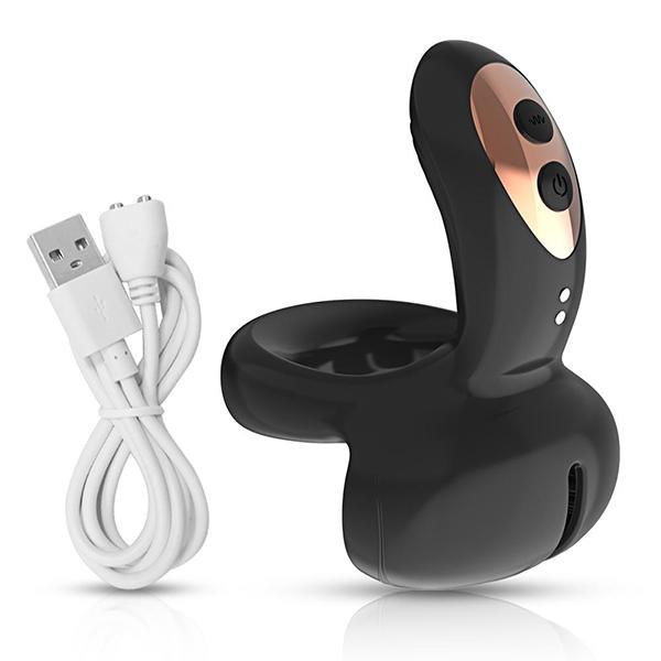 Powerful Vibrator for Men 3 Motors Ejaculation Delay Testicles Perineum Stimulator Cock Ring Sex Toy for Couples Game