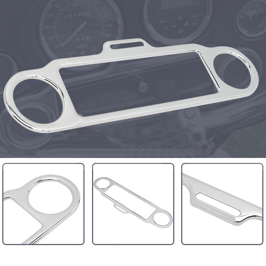 Street Gliding Motorcycle Speedometer Trim Rings Bezel Cover Instrument Panel Stylish Decoration Fade Resistant
