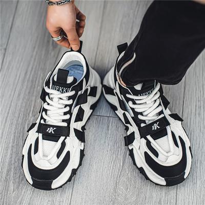 Man Trend Spring  Men's Casual Fashion Comfortable Outdoor Running Sneakers 44 Thick Sole Four Seasons Sports Shoes