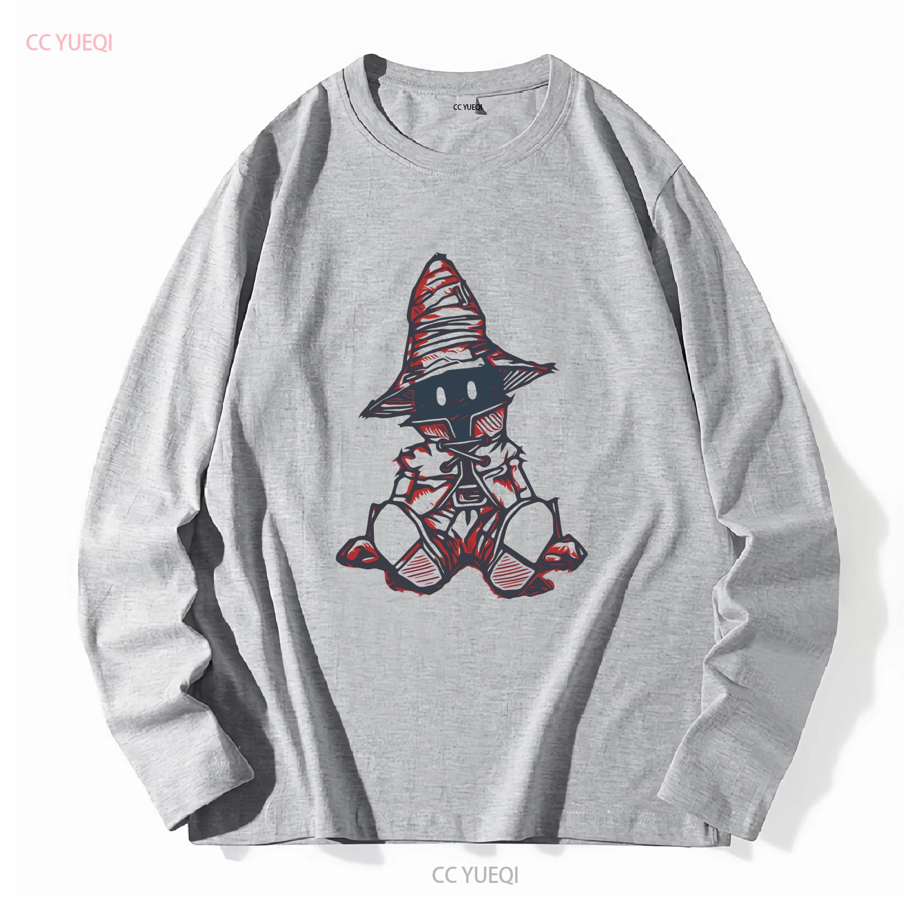 

Vivi T shirt Final Fantasy 9 IX FFIX FF9 black mage fan gift long or short sleeves vintage Washed fashion Versatile Breathable 3XL