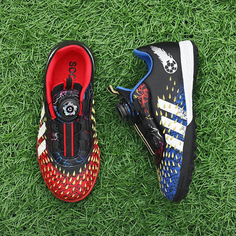 Hair Rotating Button Children's Football Shoes Teen Elementary School Girls Professional Training Broken Nails Football Shoes