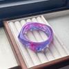 Retro Macaron Color Bangle: Stylish Women's Fashion Bracelet with Unique Niche Design