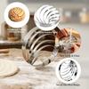 Stampo e Tagliapasta Concha Messicana in Acciaio Inossidabile da 4", Strumento per Goffratura Pane e Biscotti per Pan Dulce