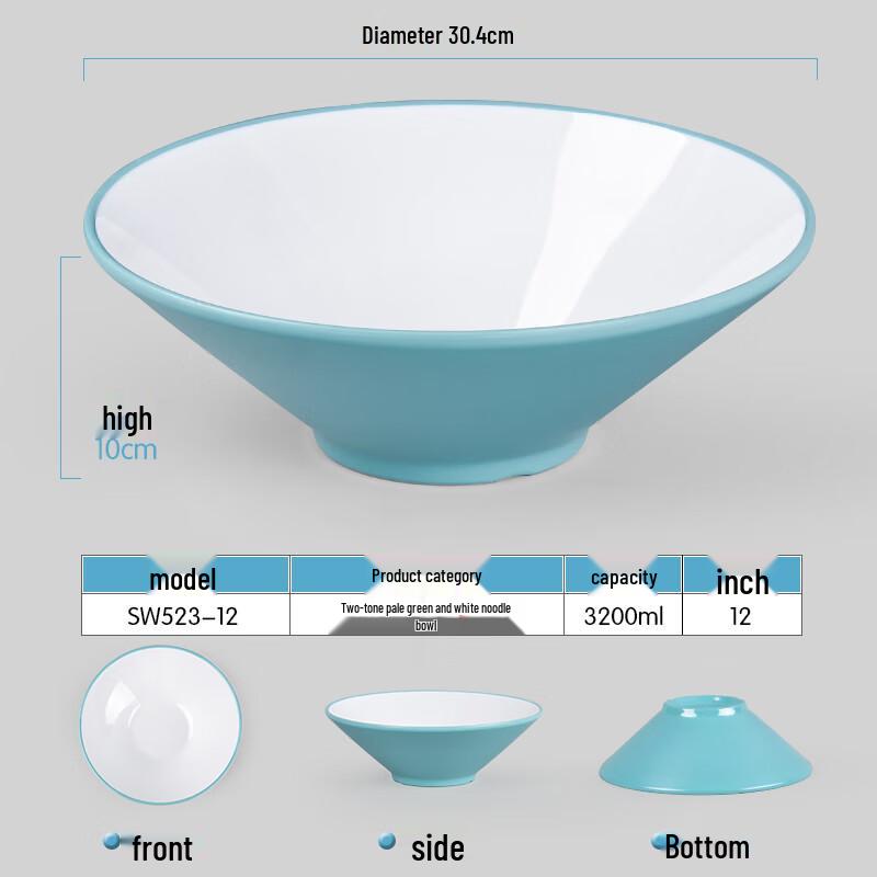 Japanese Style Melamine Noodle Bowl