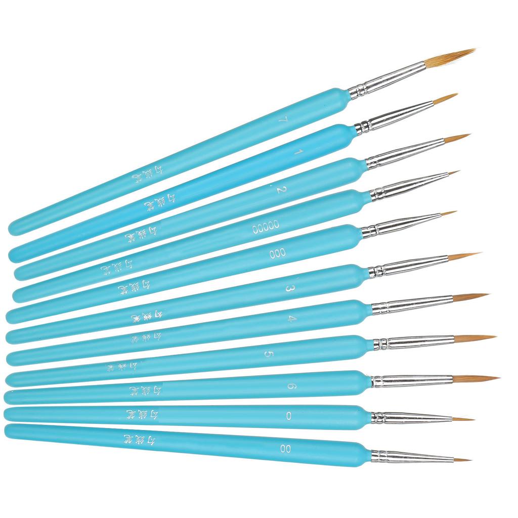 11Pcs Painting Tools Hook Line Pen Painting Brush Watercolor Pen for Students Art Lovers
