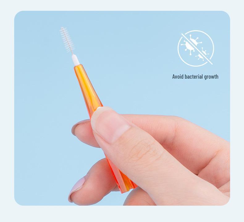 Medical Clean I-Type Interdental Brush: Soft, Telescopic Bristles for Orthodontic & Periodontal Care, 30-Piece Box