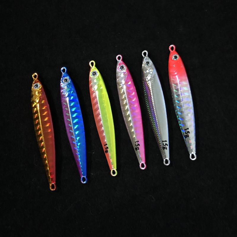 Wanya Japanese Style Imitation Fish Metal Lure Set: Small Iron Plate Hook & Lead Bait.