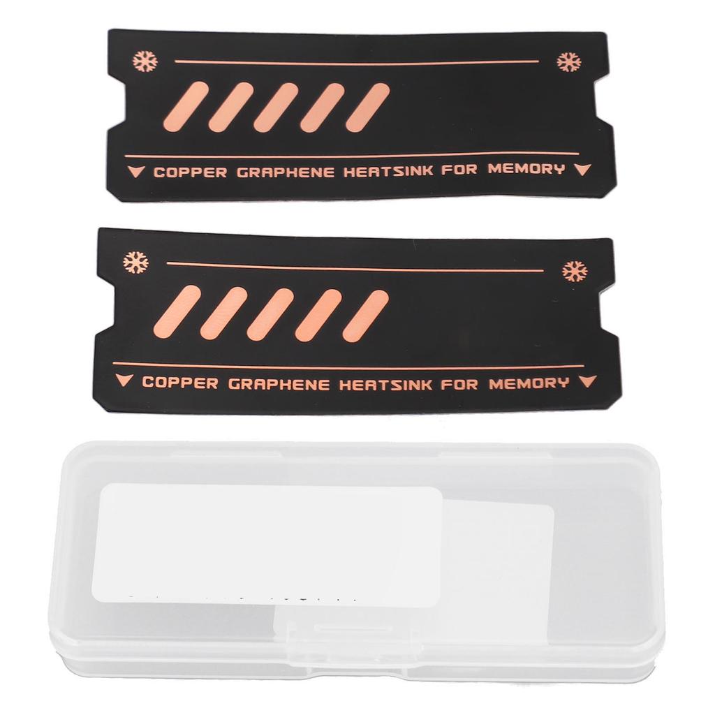 Laptop Memory Heatsink Dual Layer Graphene Copper Foil Random Access Memory Cooler for DDR5 DDR4