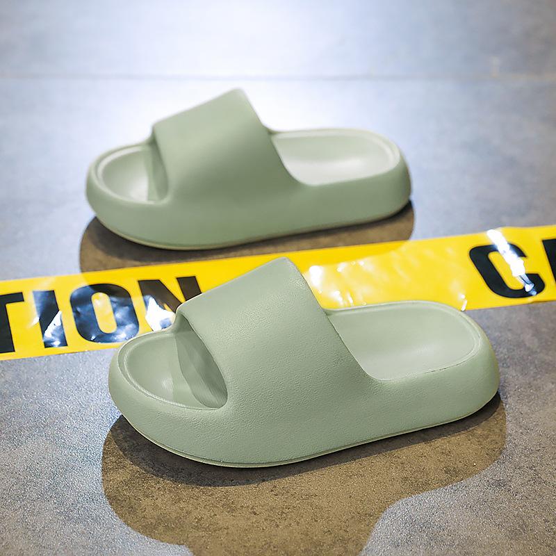 

Slippers women s new children s thick-bottomed indoor bath parent-child cool slippers outer wear summer 24 світло-зелений колір