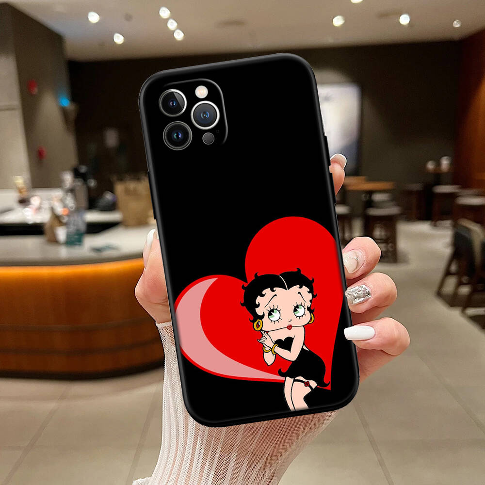 B-Bettys Pattern B-Boops New Phone Case for Redmi Note 8 9 10 11 11S 10C 10X 10A 10T 9A 9C 9T 9S 8T Pro Max Plus Prime