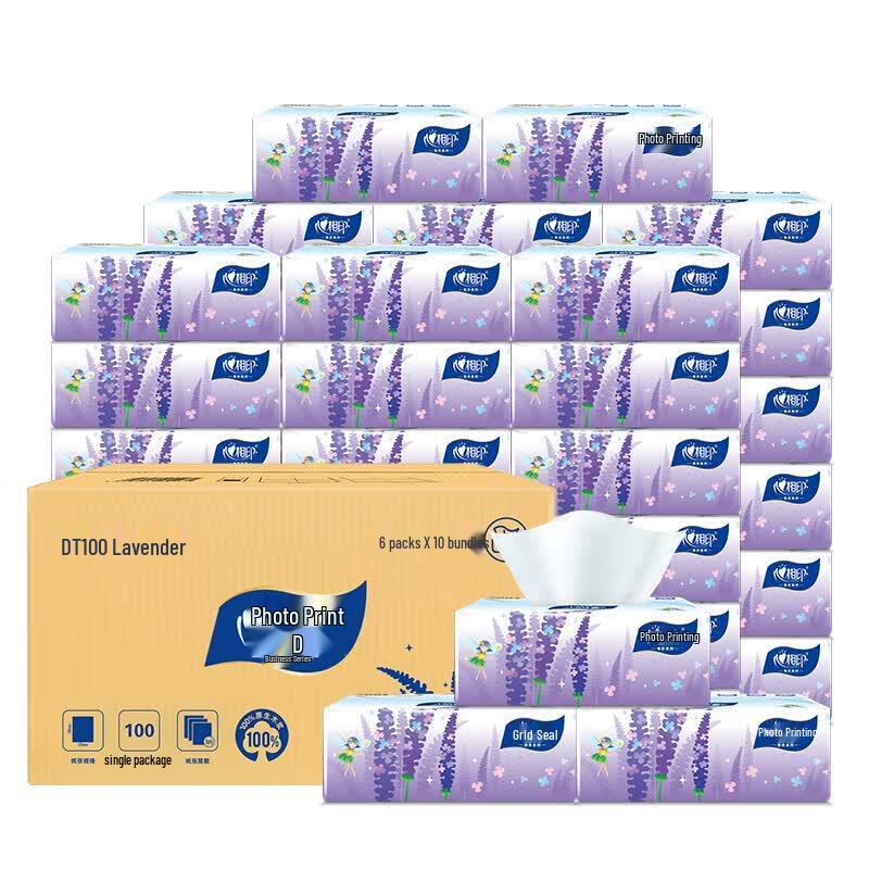 Mind Act Upon Mind Lavender 3-Ply Facial Tissues