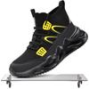 Anti-smashing and Anti-piercing Labor Insurance Shoes for Men, Lightweight, Comfortable and Wear-resistant Work Protective Safety Shoes