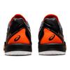 ASICS Fabric Fashion Abrasion Resistant Coverage Support Low top Training Shoes Men's Black Orange 1053A042-001
