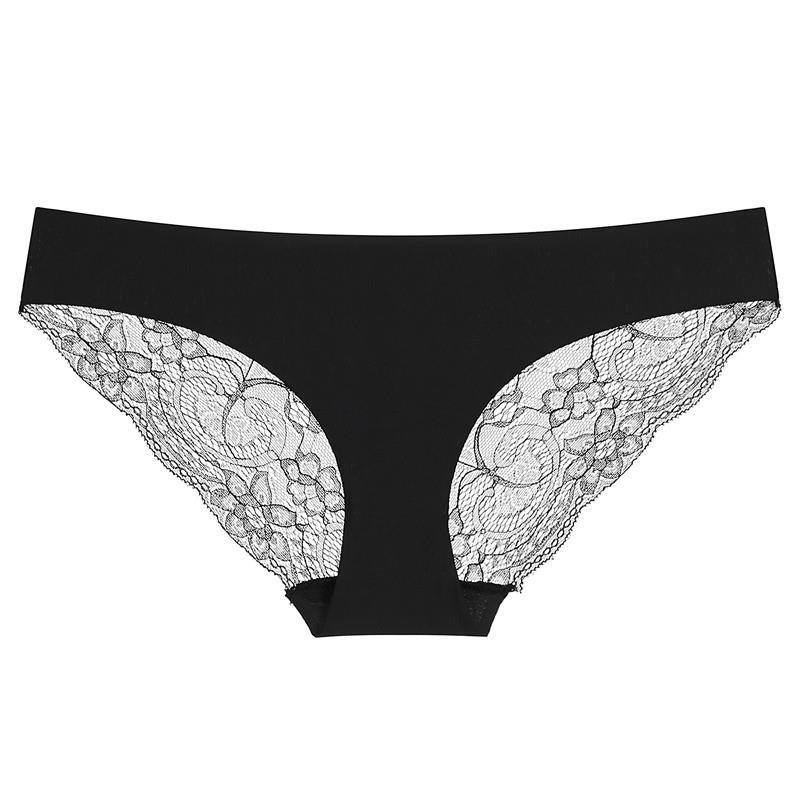Moda Dantel Külot Artı Boyutu Dikişsiz Sexy Lingerie Şeffaf Rahat Görünmez Külot