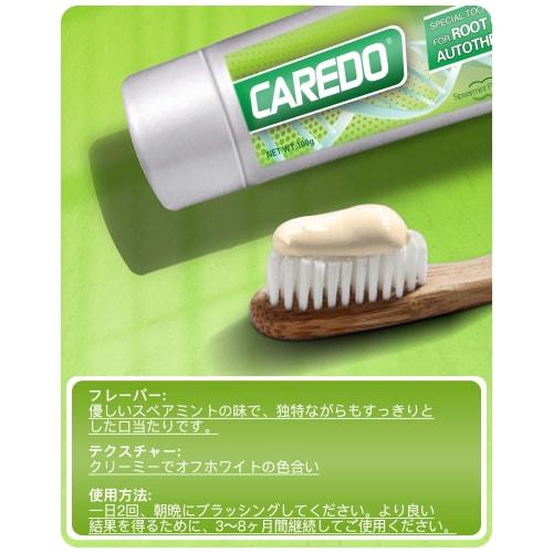 CAREDO Toothpaste 100g | Focused On Sensitive Teeth and Pulp and Root Care. Contains Hydroxyapatite. Fluoride-free for Sensitive Teeth. Enamel Repair