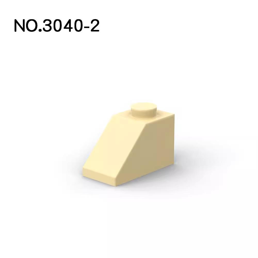 20Pcs   MOC Parts 3040 Slope 45° 2 X 1 Compatible Bricks DIY Assmble Building Blocks Particle Kid Puzzle Brain Toy Gift