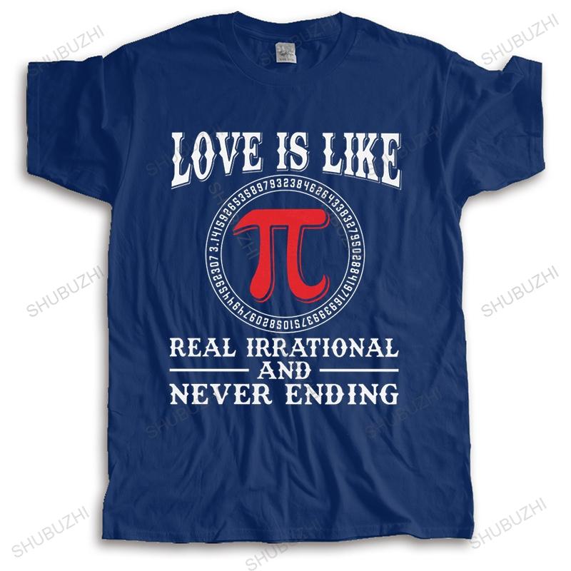 

Love Is Real Irrational And Never Ending Pi Day Unisex T Shirts Teacher Gift Short Sleeve Cotton Tee Algebra Math Lover Tshirt S