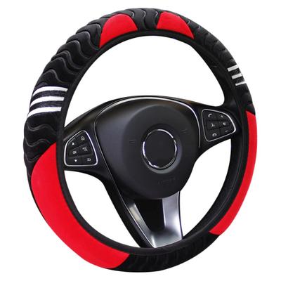 38cm Steering Wheel Cover Plush Little Monster 38cm Elastic Automobile Steering Wheel Cover Car Interior Accessories for Women