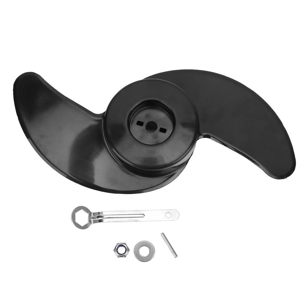 2 Blades Propeller Kit Electric Trolling Motor Parts for 50lb 60lb 68lb 88lb Outboard 12V 24V Motors