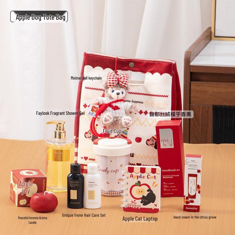 Elegant Gift Set with Mug, Aromatherapy, Hand Cream, and Notebook