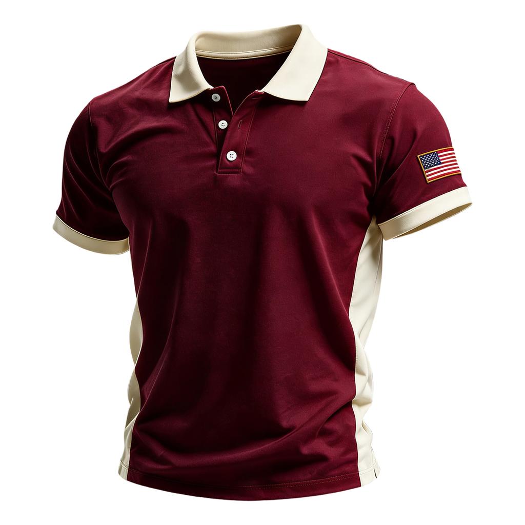 Men's Summer Print Short Sleeve Lapel Shirt Men's Casual Fashion Shirt