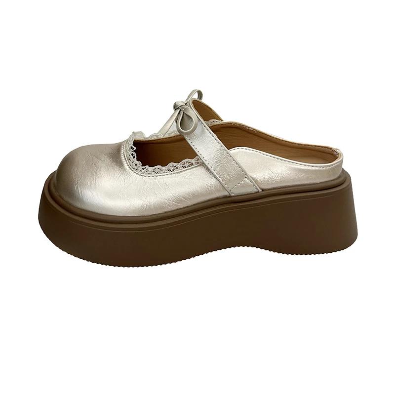 Fashion Hot Selling 2025 New Flats Platform Slippers Women Heeled Sandals Casual Shoes New Trend Comfort Mary Janes Shoes Flip Flops