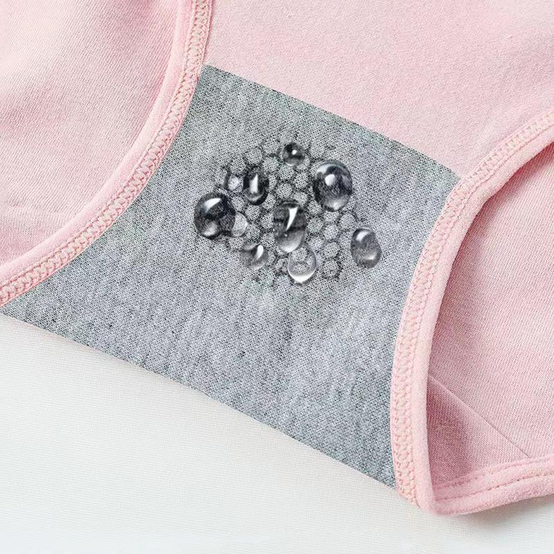 4Pcs Cotton Women's Panties High Waist Body Shaper Underwear Plus Size Breathable Panty Solid Ladies Briefs Slim Female Lingerie
