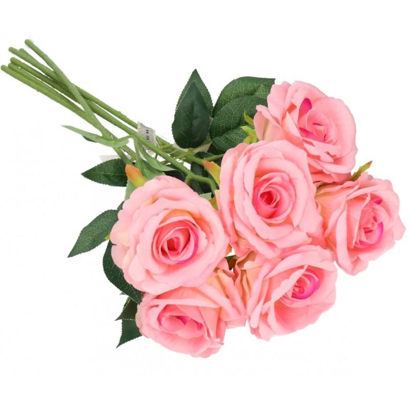 SINGLE SUEDE ROSE LIFE-LIKE 51CM ROSES