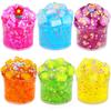 Assemble Slime by Combining Different Materials Sweet Scent Squeeze DIY Educational Toy Art and Craft Pop Cube Slime Kit of 6 (Set B)