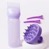 4-piece Massage Shampoo Brush Hair Dye Combing Hair Bottle Hair Clip Hairdressing Tool Set For Hair Accessories