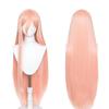 Anime Chainsaw Man Makima Power Cosplay Wig Long Orange Pink Party Role Play Wig