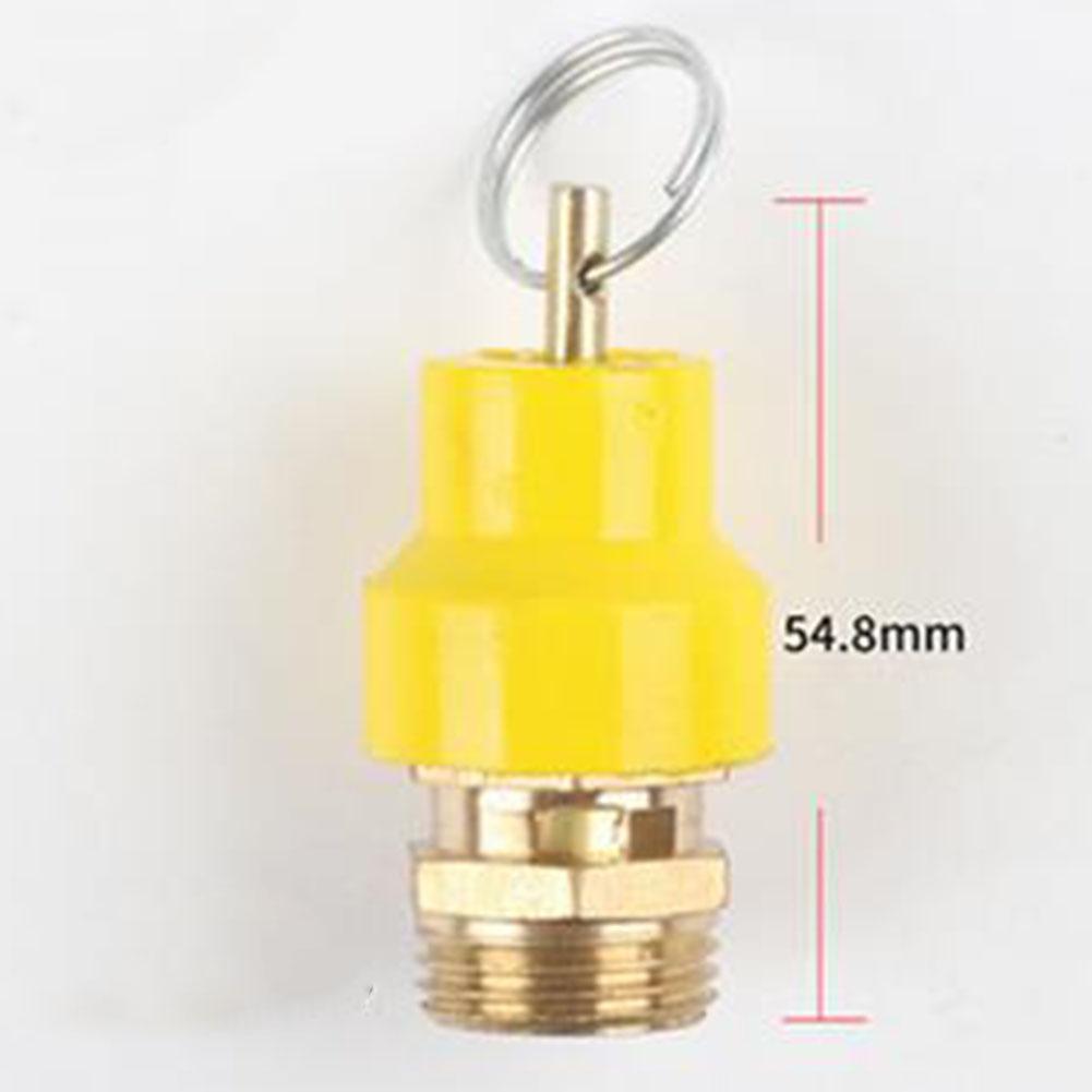 Safety Relief Valve High Quality Brass Air Compressor Safety Relief Valve for Pressure Release Regulation 1/4'' 3/8'' 1/2