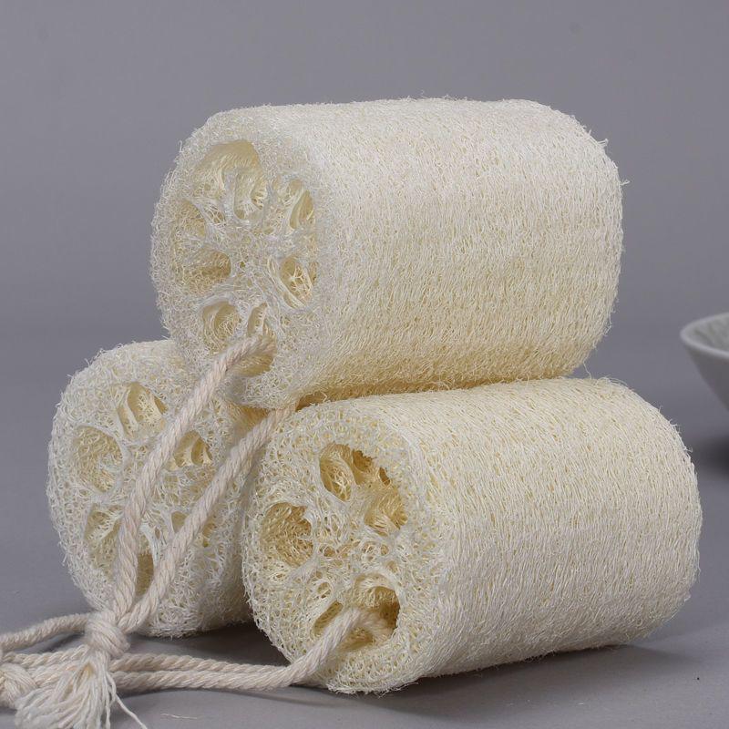 Natural Luffa Brush: Multi-Purpose Dish Scrubber & Bathing Sponge with Massage & Water Absorption Features