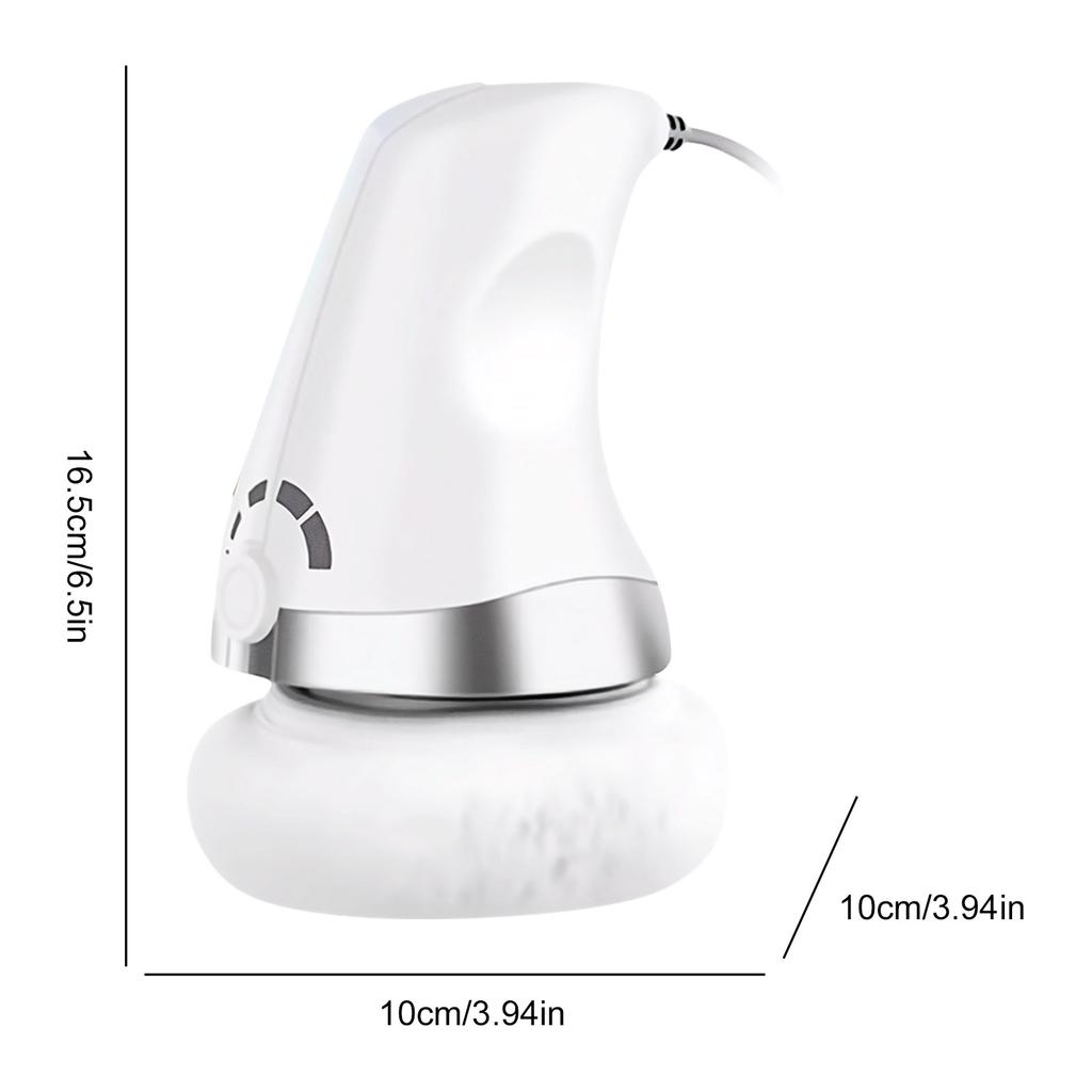 Electric Handheld Cellulite Remover with 3 Washable Pads Electric Body Massager Machine for Belly Waist Neck Buttocks Legs
