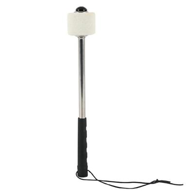 March Bass Felt Head Drumsticks with Hanging Rope Metal Drum Sticks Wool Felt Drum Mallets Gift for Drummers
