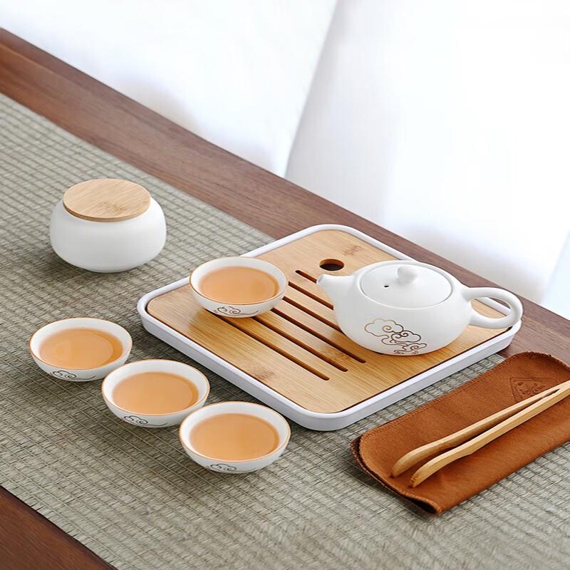 CHANGSHEGNYUAN Auspicious Cloud Ruyi Tea Set