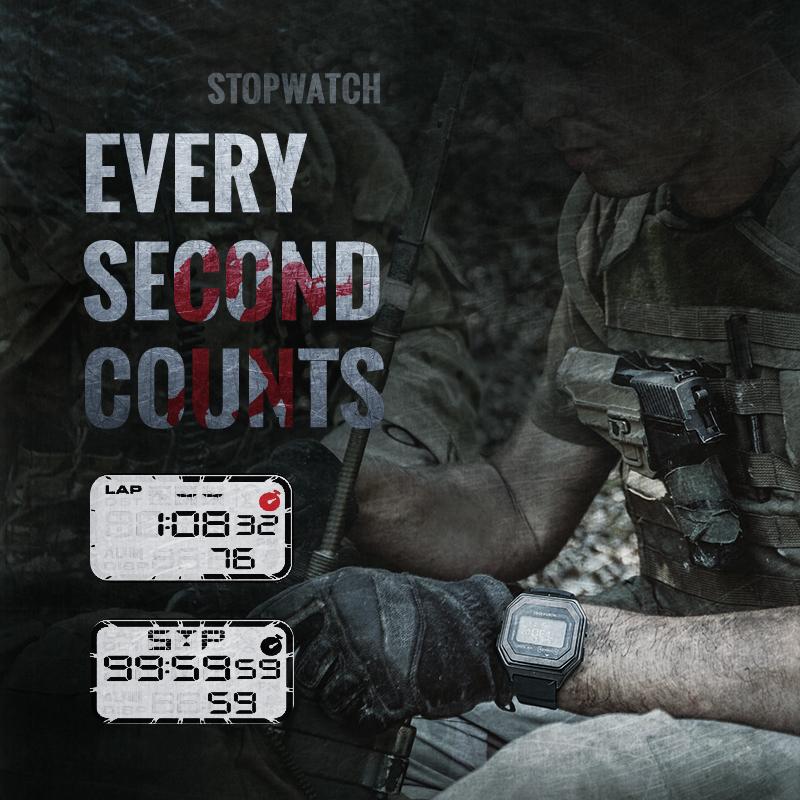 NORTH EDGE Pánské digitální vojenské sportovní hodinky Pánské 50M vodotěsné venkovní kovové hodinky Kompas Světový čas Stopky Odpočítávání