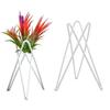 Nordycki Stojak na Rośliny Powietrzne Metalowy Stojak na Doniczki Geometryczny Żelazny Uchwyt na Tillandsię Artystyczna Ekspozycja Ozdoby do Domu i Ogrodu
