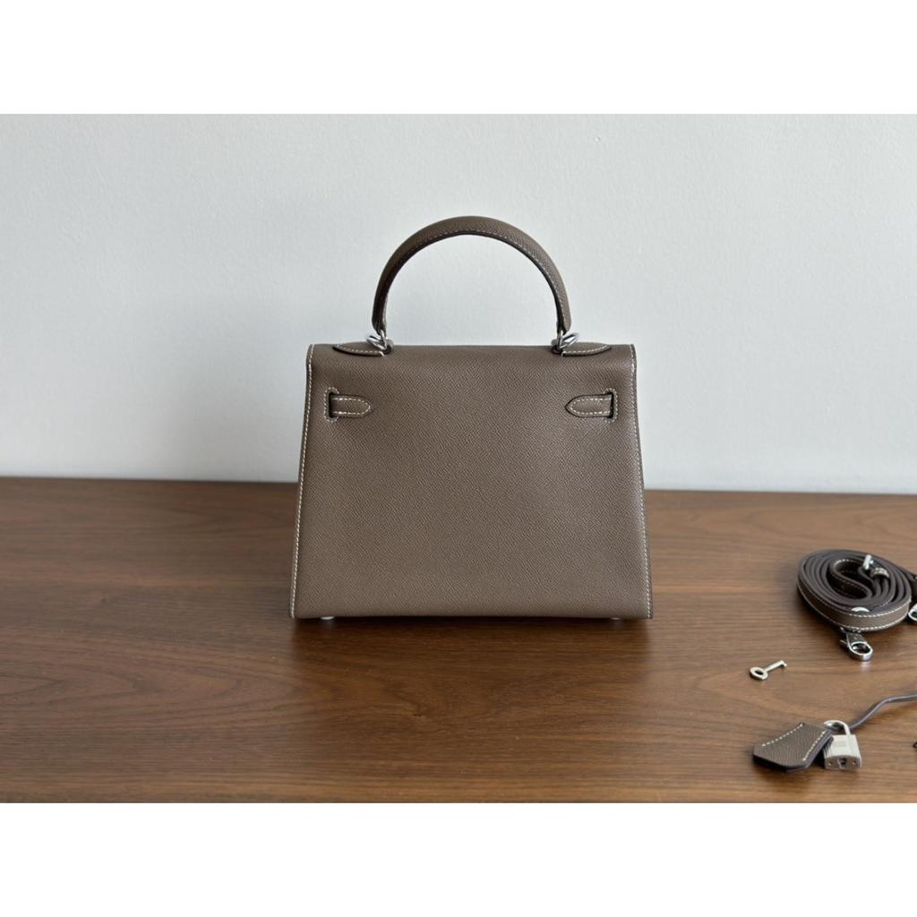 Kazilan Kelly 25 padrão de palma couro de vaca moda ombro portátil mensageiro bolsa de trabalho versátil mini bolsa