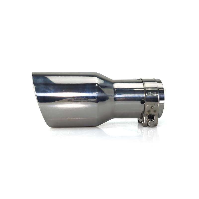 Double Wall Bevel Thickness 1.2mm Stainless Steel Vehicle Refitting Universal Exhaust Tip Car Muffler Tail Throat Modification
