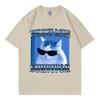 Tummy Ache Survivor Funny Cat Meme Tshirt Unisex Unisex Casual Comfort Short Sleeve Tshirts High Quality Fashion Oversized T Shirt
