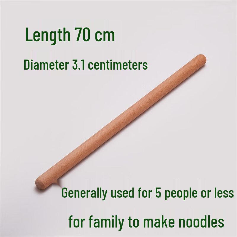 Ruhan Solid Beechwood Rolling Pin Set