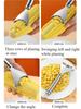 Corn Stripper Stainless Steel Manual Corn Planer Cob Stripper Reusable Corn Peeler Thresher Kitchen Fruit Vegetable Gadget Tool