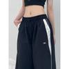 Women's Spring and Autumn Thin Section Street Hip Hop Straight Loose Sports Leisure Trousers