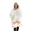 Miffy Womens/Ladies Face Blanket Hoodie
