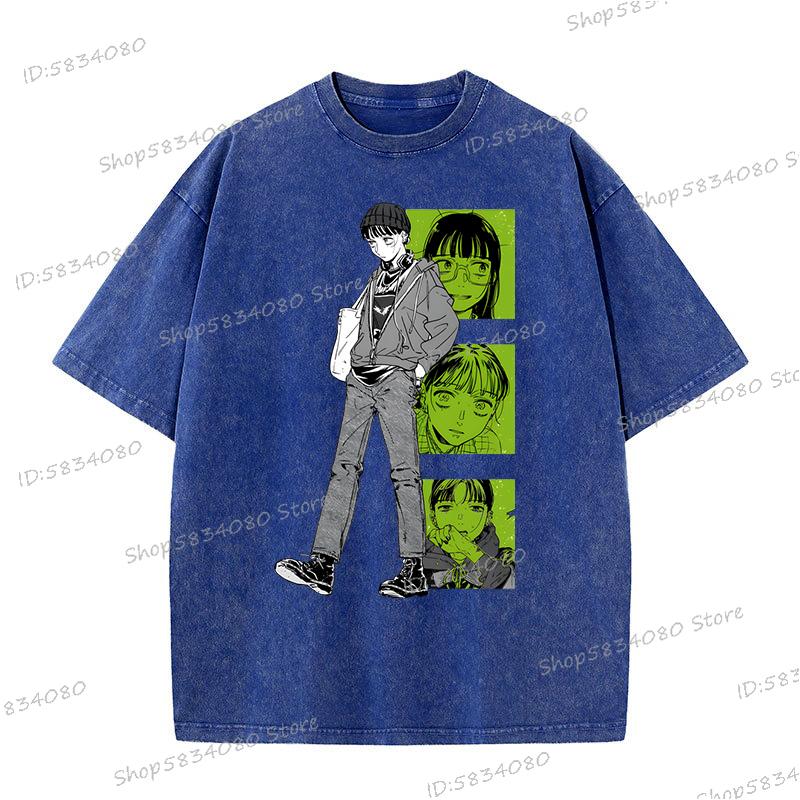 2025 The Guy She Was Interested TShirt Unisex Fashion Casual Tee Tops Unisex Women Anime Unisexga Vintage Wash 100 Cotton Tshirt