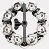 MEINL Percussion Headliner Series Hi-Hat Tambourine, Stainless Steel, 2-Row, HTHH2BK